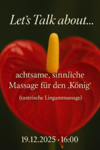 Lingam massage workshop
